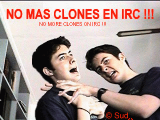 No mas clones en irc!!